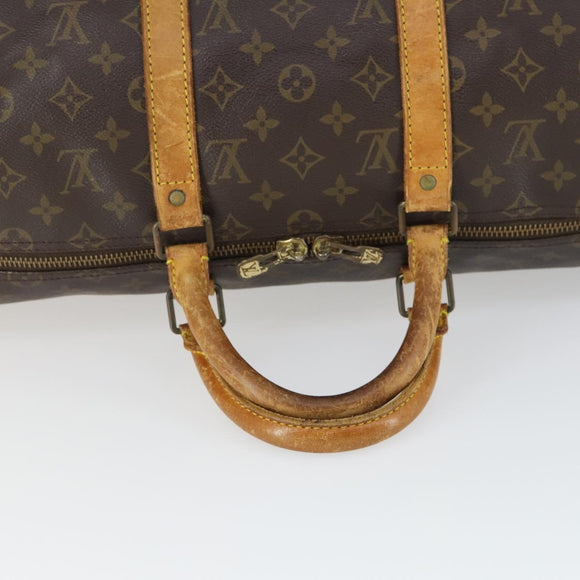 LOUIS VUITTON Monogram Keepall 50 Boston Bag M41426 LV Auth 166549
