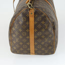 LOUIS VUITTON Monogram Keepall Bandouliere 55 Boston Bag M41414 LV Auth 166551-5