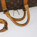 LOUIS VUITTON Monogram Keepall Bandouliere 55 Boston Bag M41414 LV Auth 166551-9
