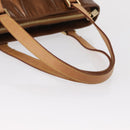 LOUIS VUITTON Monogram Vernis Houston Hand Bag Bronze M91122 LV Auth 166557-7