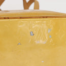 LOUIS VUITTON Monogram Vernis Houston Hand Bag Beige M91004 LV Auth 166558-11