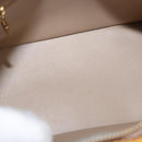 LOUIS VUITTON Monogram Vernis Houston Hand Bag Beige M91004 LV Auth 166558-18