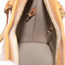 LOUIS VUITTON Monogram Vernis Houston Hand Bag Beige M91004 LV Auth 166558-20