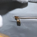 LOUIS VUITTON Monogram Vernis Houston Hand Bag Gris M91053 LV Auth 166559-20