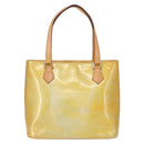LOUIS VUITTON Monogram Vernis Houston Hand Bag Gris M91053 LV Auth 166559-13