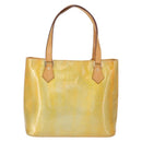 LOUIS VUITTON Monogram Vernis Houston Hand Bag Gris M91053 LV Auth 166559-2