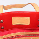 LOUIS VUITTON Monogram Vernis Reade MM Hand Bag Red Rouge M91086 LV Auth 166560-17