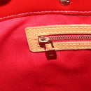 LOUIS VUITTON Monogram Vernis Reade MM Hand Bag Red Rouge M91086 LV Auth 166560-20