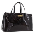 LOUIS VUITTON Monogram Vernis Wilshire PM Hand Bag Amarante M93641 Auth 166562-1