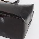 LOUIS VUITTON Monogram Vernis Wilshire PM Hand Bag Amarante M93641 Auth 166562-11