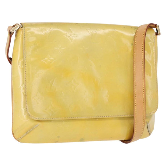 LOUIS VUITTON Monogram Vernis Thompson Street Bag Gris M91008 LV Auth 166566