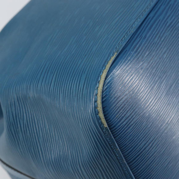 LOUIS VUITTON Epi Petit Noe Shoulder Bag Blue M44105 LV Auth 166574