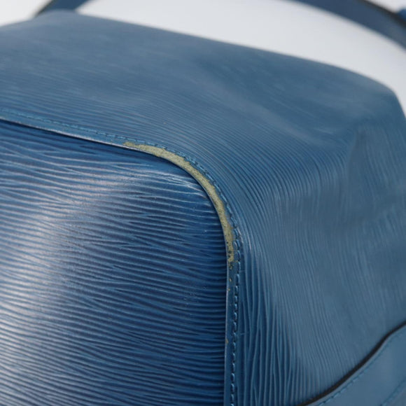 LOUIS VUITTON Epi Petit Noe Shoulder Bag Blue M44105 LV Auth 166574