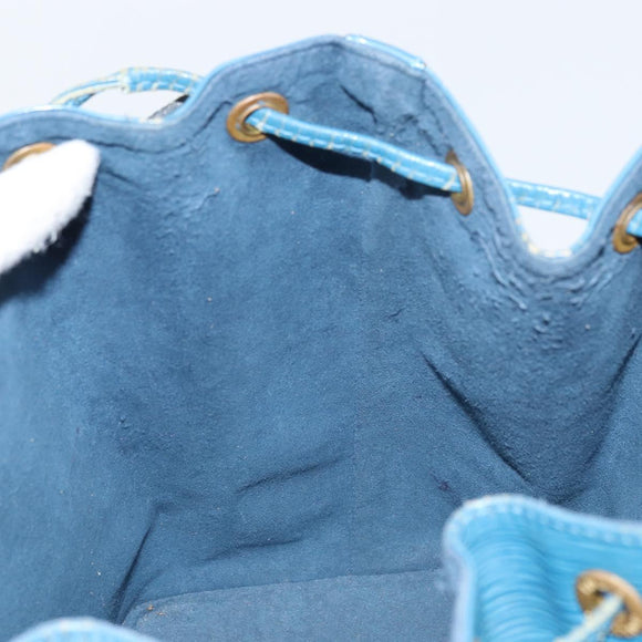 LOUIS VUITTON Epi Petit Noe Shoulder Bag Blue M44105 LV Auth 166574