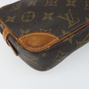 LOUIS VUITTON Monogram Marly Dragonne PM Clutch Bag M51827 LV Auth 166581-16