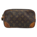 LOUIS VUITTON Monogram Marly Dragonne PM Clutch Bag M51827 LV Auth 166581-13