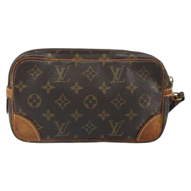 LOUIS VUITTON Monogram Marly Dragonne PM Clutch Bag M51827 LV Auth 166581 - 0