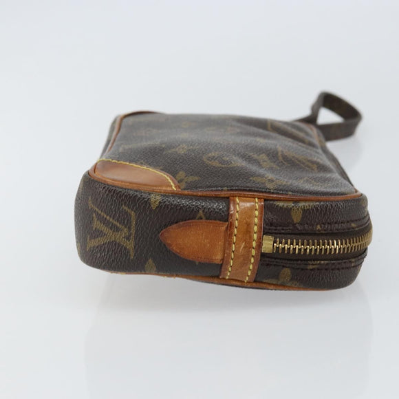 LOUIS VUITTON Monogram Marly Dragonne PM Clutch Bag M51827 LV Auth 166581