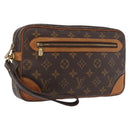 LOUIS VUITTON Monogram Marly Dragonne GM Clutch Bag M51825 LV Auth 166583-1
