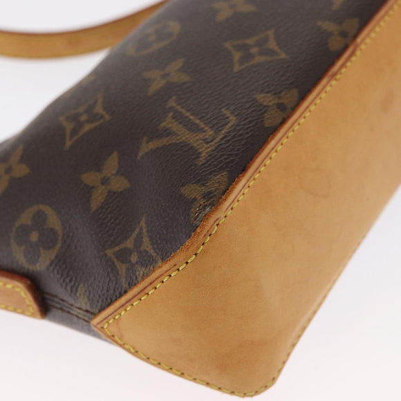 LOUIS VUITTON Monogram Trotteur Shoulder Bag M51240 LV Auth 166586