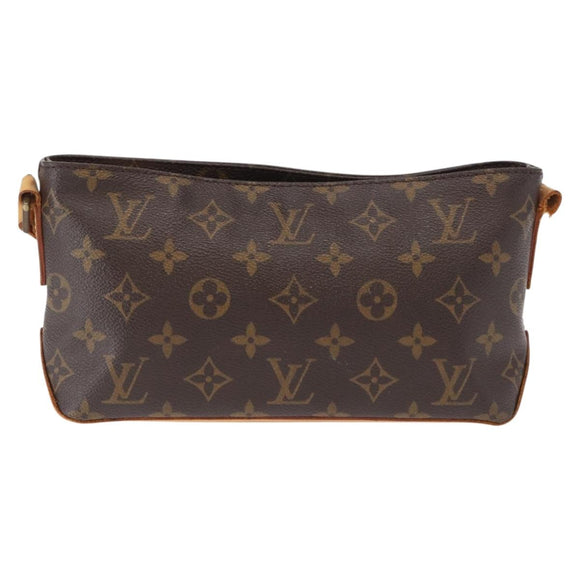 LOUIS VUITTON Monogram Trotteur Shoulder Bag M51240 LV Auth 166586