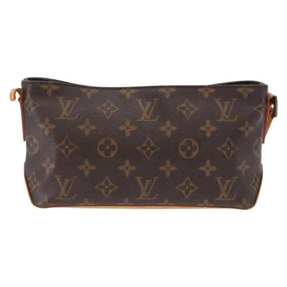 LOUIS VUITTON Monogram Trotteur Shoulder Bag M51240 LV Auth 166586