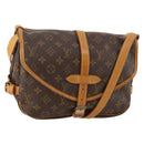 LOUIS VUITTON Monogram Saumur 30 Shoulder Bag M42256 LV Auth 166593-1