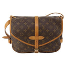 LOUIS VUITTON Monogram Saumur 30 Shoulder Bag M42256 LV Auth 166593-13