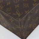 LOUIS VUITTON Monogram Sac Plat Hand Bag M51140 LV Auth 166601-16
