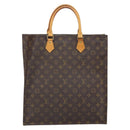 LOUIS VUITTON Monogram Sac Plat Hand Bag M51140 LV Auth 166601-2