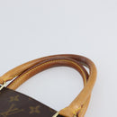 LOUIS VUITTON Monogram Sac Plat Hand Bag M51140 LV Auth 166601-8