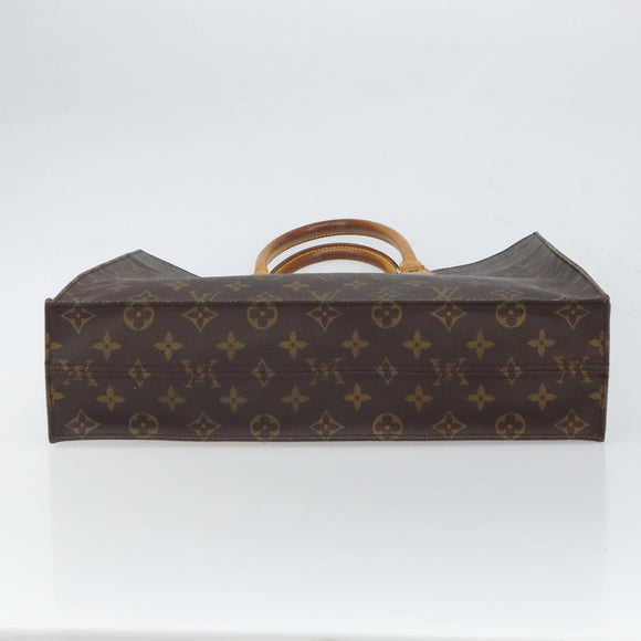 LOUIS VUITTON Monogram Sac Plat Hand Bag M51140 LV Auth 166601
