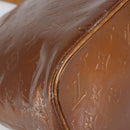 LOUIS VUITTON Monogram Vernis Houston Hand Bag Bronze M91122 LV Auth 166610-11