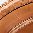LOUIS VUITTON Monogram Vernis Houston Hand Bag Bronze M91122 LV Auth 166610-18