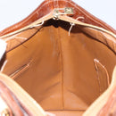 LOUIS VUITTON Monogram Vernis Houston Hand Bag Bronze M91122 LV Auth 166610-20