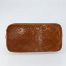 LOUIS VUITTON Monogram Vernis Houston Hand Bag Bronze M91122 LV Auth 166610-9
