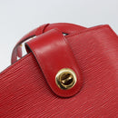 LOUIS VUITTON Epi Cluny Shoulder Bag Red M52257 LV Auth 166617-10