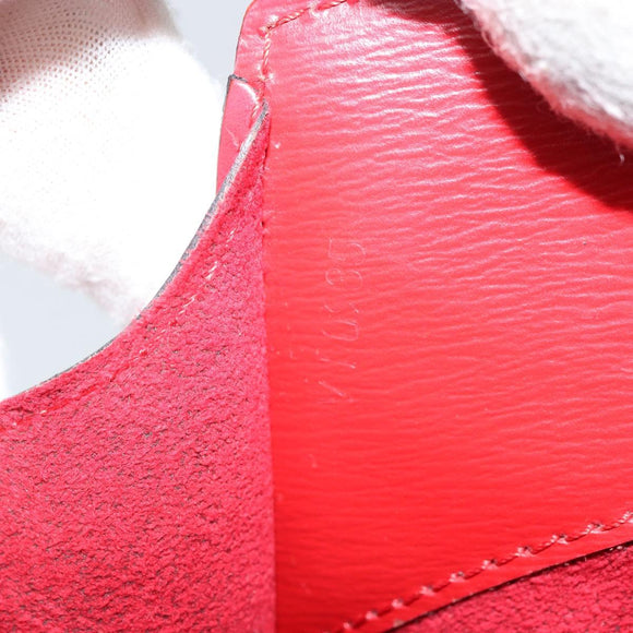 LOUIS VUITTON Epi Cluny Shoulder Bag Red M52257 LV Auth 166617