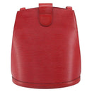LOUIS VUITTON Epi Cluny Shoulder Bag Red M52257 LV Auth 166617-2