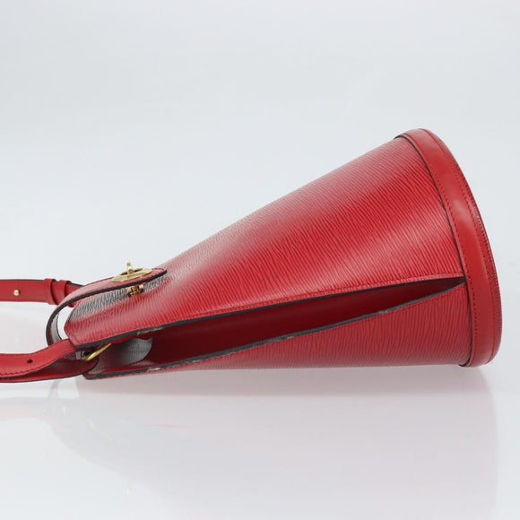 LOUIS VUITTON Epi Cluny Shoulder Bag Red M52257 LV Auth 166617
