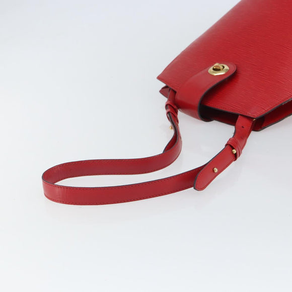 LOUIS VUITTON Epi Cluny Shoulder Bag Red M52257 LV Auth 166617