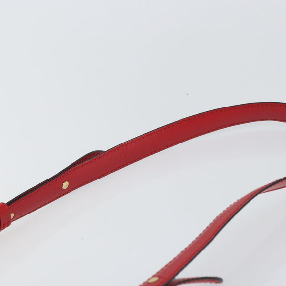 LOUIS VUITTON Epi Cluny Shoulder Bag Red M52257 LV Auth 166617