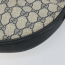 GUCCI GG Supreme Shoulder Bag PVC Navy Gold 41 02 058 Auth 166621-14