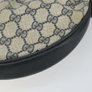GUCCI GG Supreme Shoulder Bag PVC Navy Gold 41 02 058 Auth 166621-16
