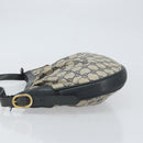 GUCCI GG Supreme Shoulder Bag PVC Navy Gold 41 02 058 Auth 166621-4