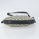 GUCCI GG Supreme Shoulder Bag PVC Navy Gold 41 02 058 Auth 166621-5