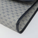 GUCCI Micro GG Supreme Shoulder Bag PVC Navy Gold 004 58 0264 Auth 166623-14