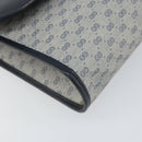 GUCCI Micro GG Supreme Shoulder Bag PVC Navy Gold 004 58 0264 Auth 166623-15