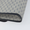 GUCCI Micro GG Supreme Shoulder Bag PVC Navy Gold 004 58 0264 Auth 166623-17