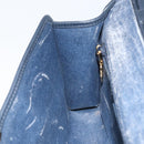GUCCI Micro GG Supreme Shoulder Bag PVC Navy Gold 004 58 0264 Auth 166623-21
